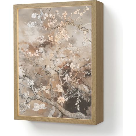 WALL LIGHT Almond Blossom - Art - Van Gogh - Beige - Abstract 30x40 cm