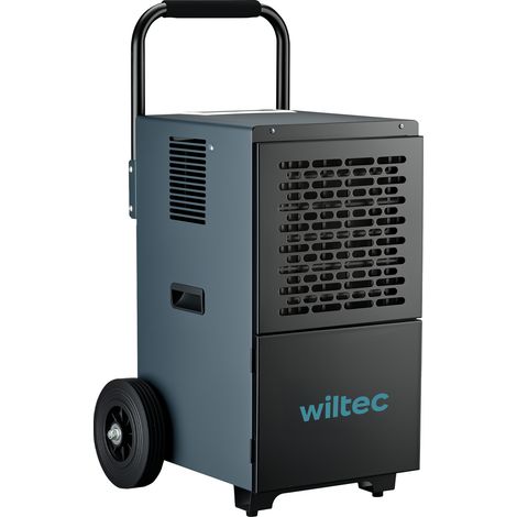 Wiltec Bautrockner bis 50 l/Tag, Luftentfeuchter 650 W, Raumentfeuchter mit 7 l Tank, Raumtrockner mit 24h Timer, Entfeuchter für Wasserschaden (1/5)