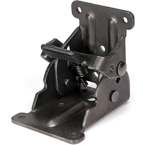 Support pliable de 0 à 90 degrés, charnière de pied pliable autobloquante, rallonge de table avec vis, lot de 4 (1/5)