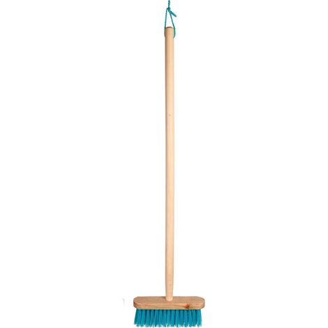 Esschert Design Kinderbesen Blau - 100 % FSC® Pappelholz