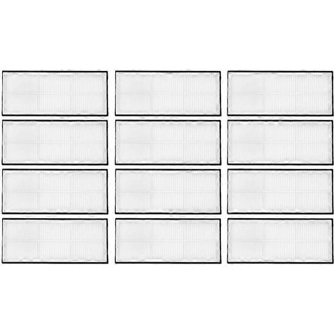 Lot de 12 filtres HEPA de rechange pour Roborock T7S, T7 Plus, T7S Plus et S7 - Accessoires ménagers - Pièces détachées