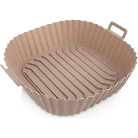 Insert en silicone beige pour friteuse à air chaud sans matières grasses, 22 cm (1/5)