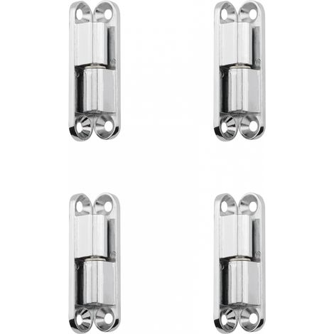 Bisagra para puerta de gabinete, paquete de 4, bisagra para puerta 231-2, bisagra de aleación de zinc, bisagra para puerta extraíble, herrajes para muebles para el hogar (1/4)