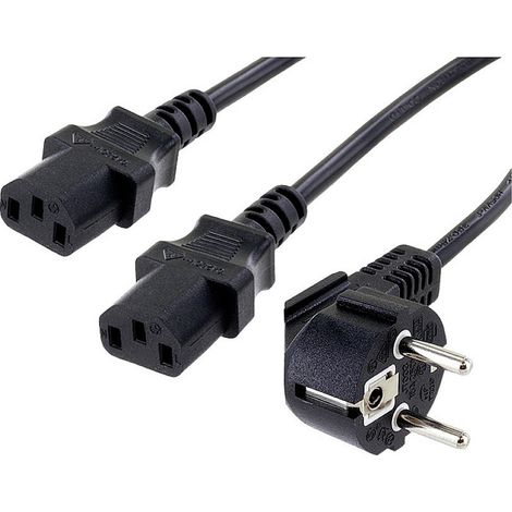 econ connect NKY2SW Kaltgeräte Anschlusskabel   2 m
