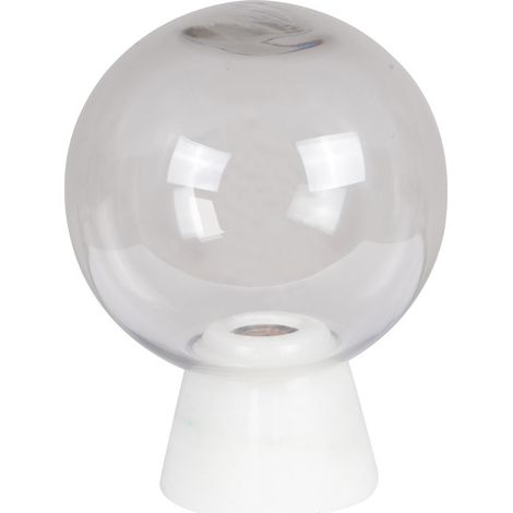 Lampada da tavolo Séance bianca in legno e metallo 20x28 cm (1/3)