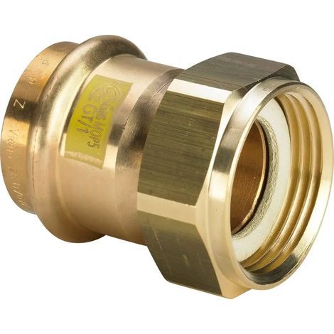 Viega Profipress G-Raccord union, d 35mm, G 11/2 bronze rouge modèle 2666, 638511