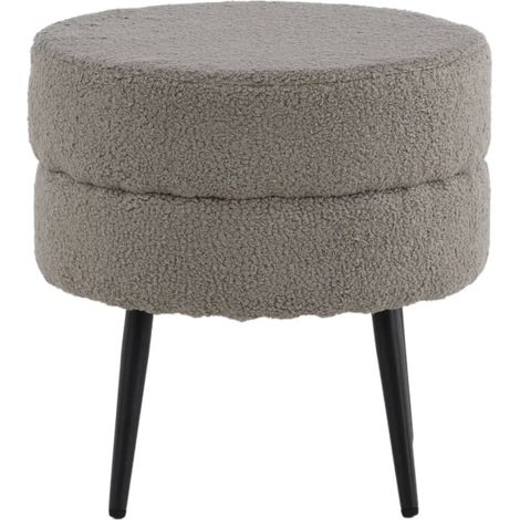 Pot Pouf Ø40cm grau. (1/5)