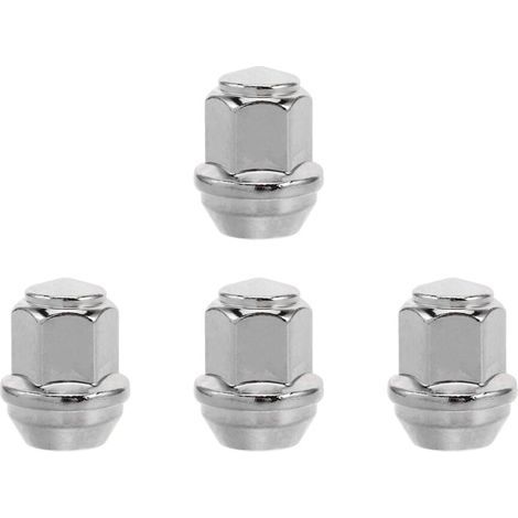 4Pièces Bouchons Lunettes Tuyau En Alliage D'acier Argent (1/2)