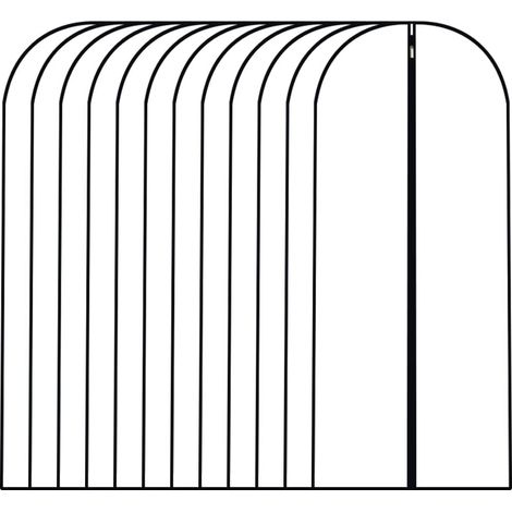 Hanging Garment Bags 12 Pack Breathable Suit Bag Covers with Zip PEVA Clothes Cover Bags Coat Garment Bags Waterproof Dress Cover Bags for Wardrobe Storage and Travel, Clothes Covers for Coats