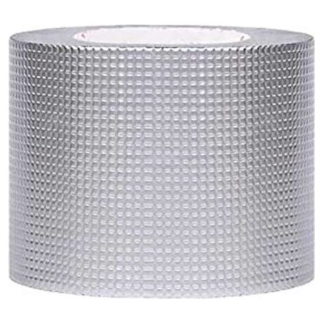 Ruban adhésif - Ruban imperméable extrêmement collant et durable - Bouchon de fuite efficace - Dimension : 5cm x 10m - Couleur argent - Auto-adhésif (1/5)