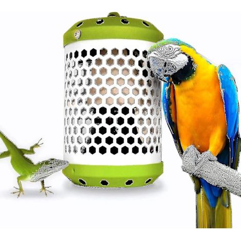 Chauffage intelligent pour cage à oiseaux avec contrôle automatique de la température, sécurité tactile, chauffage fiable 24h/24 et 7j/7 et câble d'alimentation résistant aux morsures