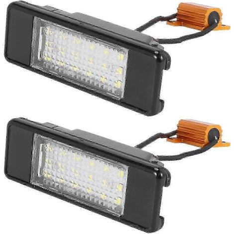 Lot de 2 éclairages de plaque d'immatriculation à LED pour Mercedes Sprinter W906 (2006-2016) Vito/Viano W639 (2003-2015) (1/5)