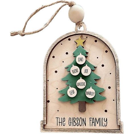 Décorations de Noël en bois à suspendre au sapin : bricolages pour la maison et les fêtes.