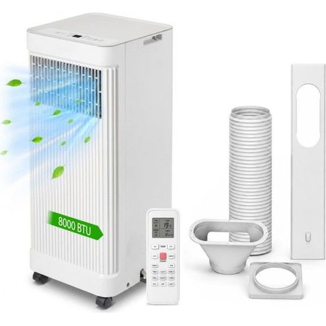 Climatiseur Portable - 8000 BTU - Déshumidificateur - 16 m² - Classe énergétique A (1/5)