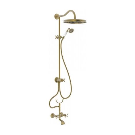 Kit mélangeur bain‑douche Laiton vieilli Mat TRES-CLASIC - TRES 24217602LM (1/2)