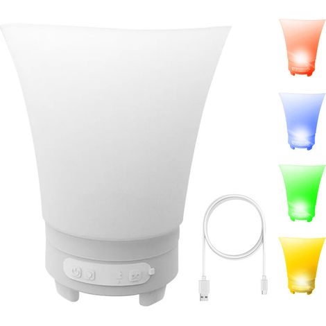 Cubeta para hielo 7l, botellero, RGB, Bluetooth, recargable.