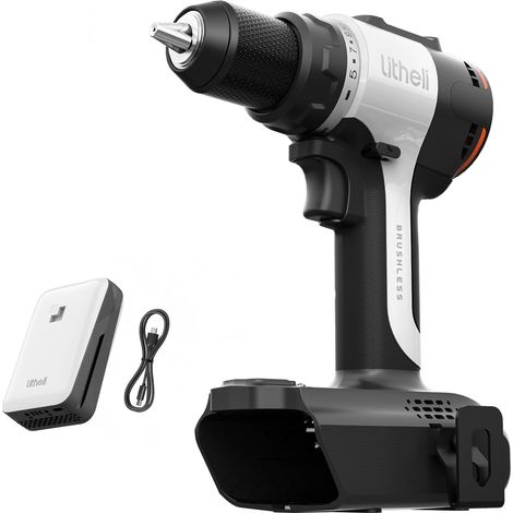 Perceuse Visseuse Sans Fil 20V, Visseuse Devisseuse Sans Fil avec Batteries 2.0Ah, 17+1 Réglages de Couple, 60Nm, 2 Vitesse, LED, Perceuse-Visseuse pour Bricolage à Domicile (1/5)