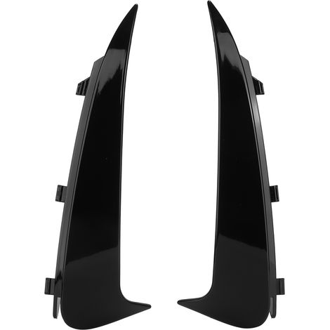 [Kit de Couverture pour Vent] - Trim ABS Glossy Black pour Mercedes-Benz C-Class W205 Sedan AMG-Line 2015-2018 (Pré-Facelift) - Pair Canard (1/5)
