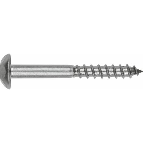 Caja de 100 - Tornillo inviolable - Huella Torx - Acero inoxidable A2 7 x 70