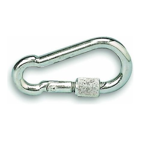 Chapuis VPV3 Moschettone a vite - Acciaio zincato - 160 kg - Diametro 10 mm - Lunghezza 100 mm