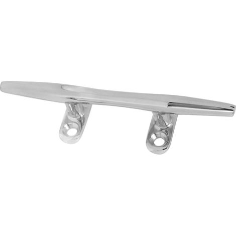 Taquet à embase ouverte en acier inoxydable 316 poli pour bateaux et yachts, 15 cm (6 pouces)