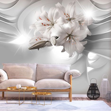 Papier Peint "Lilies in the Tunnel" 70 x 100 cm (1/2)
