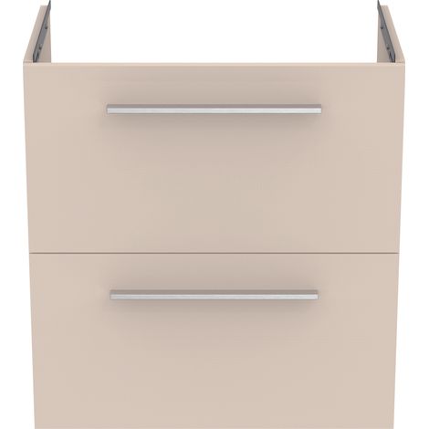 Ideal Standard i.Life S - Mueble bajo lavabo, 60x38x63 cm, 2 cajones, arena mate T5293NF (1/3)
