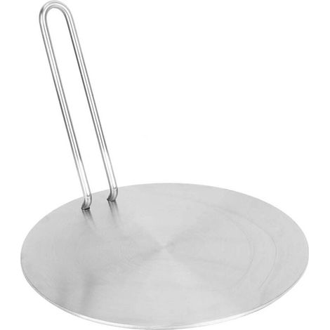 Diffuseur Adaptateur Induction Plaques de Chaleur en Acier Inoxydable Diffuseur de Chaleur plaque d'induction Adaptateur Convertisseur Gaz Plaque de Cuisson Electrique(20cm) (1/4)
