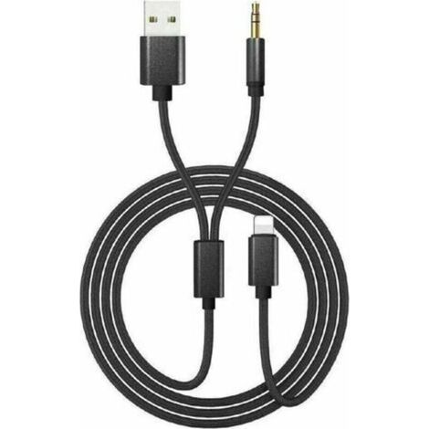 Kompatibel mit BMW und Mini iPod iPhone 6 7 8 X XS XR Audio-Interface USB-Kabel Aux-Adapterkabel und Adapter für CCTV - Crezuo