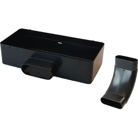 Pluggit Juego de salida de aire para PK150 para montaje en pared, PL180W