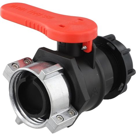 Robinet à boisseau sphérique de rechange pour tuyau d'arrosage S75 x 6 (75 mm) S60 x 6 (60 mm) DN50 pour gaz, huile, liquide, eau (1/5)