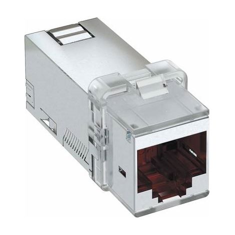 OBO Bettermann Modulo di connessione CAT 6A schermato grigio, 6117346
