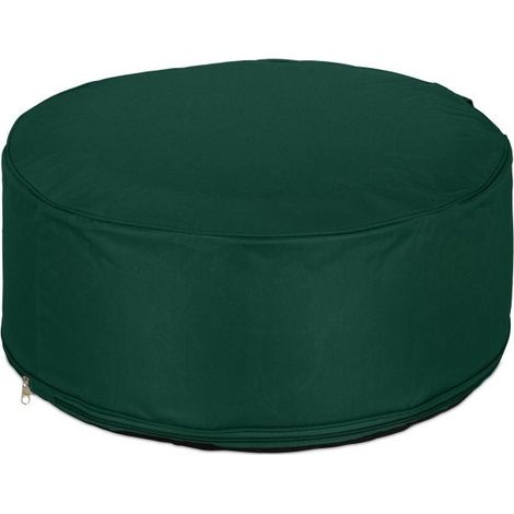 Sgabello gonfiabile in verde (1/5)
