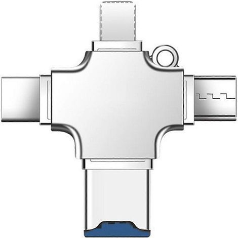4-in-1 Laptop-Speicherkartenleser, USB-C-OTG-Adapter (1/5)