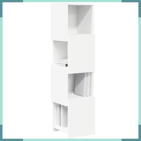 Meuble d'angle - 889805 - 25,5 x 25 x 102 cm - Bois d'ingénierie - 4 étagères (1/5)