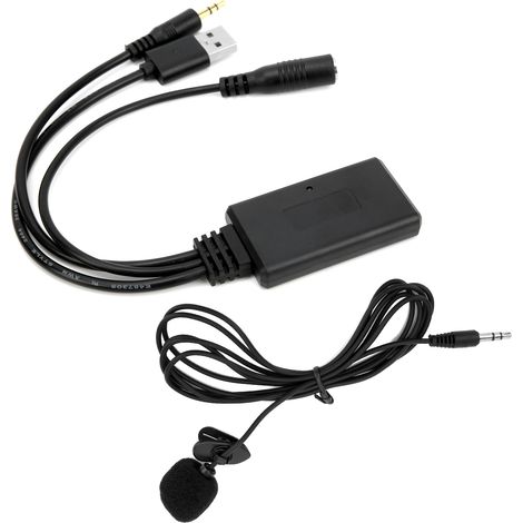 Adaptateur micro stéréo Bluetooth 5.0 câble audio auxiliaire de remplacement pour BMW Z4 E60 E63 E64 E66 E81 E82 E70 E90 (1/5)
