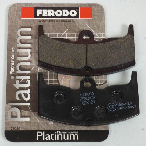 Plaquette de frein Ferodo pour Moto Honda 250 VT 1983 à 1987 MC08 (1/2)