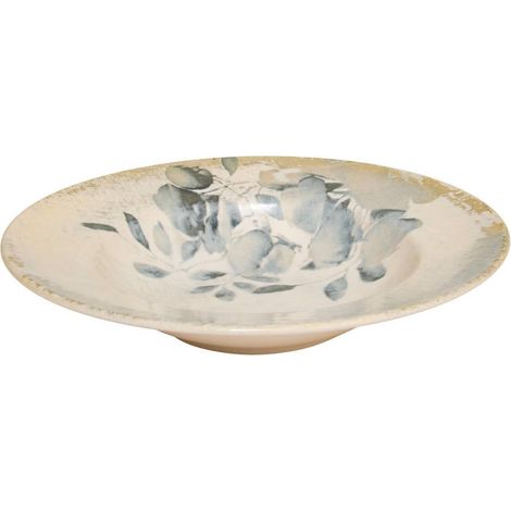 Lot de 6 Assiettes à Pâtes "Silvia" 28cm Gris