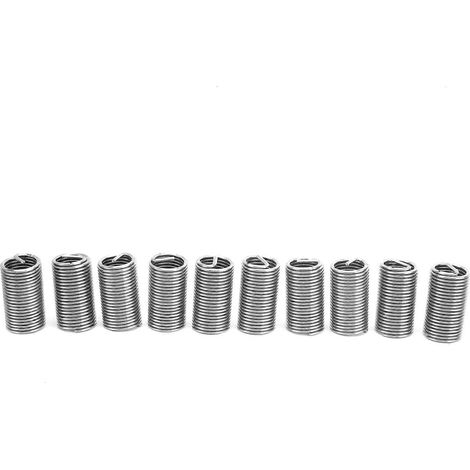 10 inserts filetés, outil de réparation d'écrous réducteurs, acier inoxydable, M16x23D