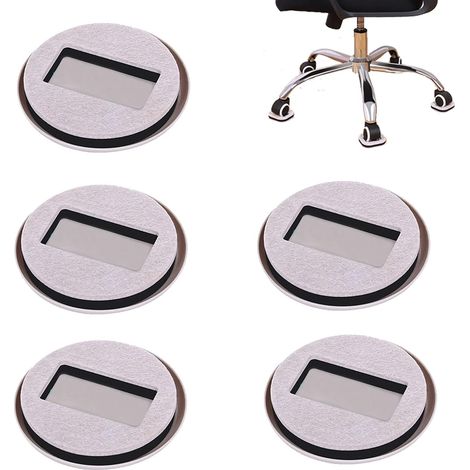 Tapis de protection antidérapants en feutre pour pieds de chaise et de table (lot de 5). (1/5)