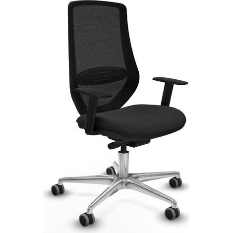Piqueras y Crespo D086G0W Silla de Oficina Negra Confort