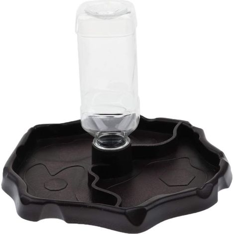 Distributeur d'eau Portable avec Plat en Plastique Abreuvoir pourReptile Tortue Gecko-Fei Yu (1/5)
