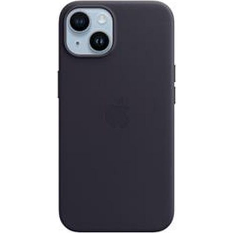 Funda de cuero Apple con MagSafe para el iPhone 14, Medianoche