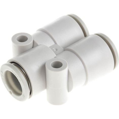 Adaptateur tuyau à tuyau en Y SMC KQ2 vers Enfichable 10 mm Enfichable 10 mm
