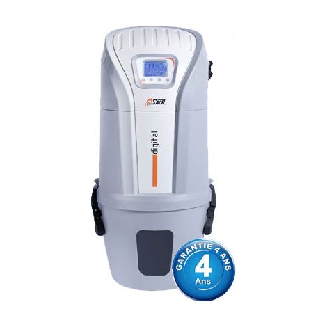 Aspiration centralisée SACH VAC Digital 1.8 kW garantie 4 ans (jusqu'à 300 M²), Sach UD6005-SC/E