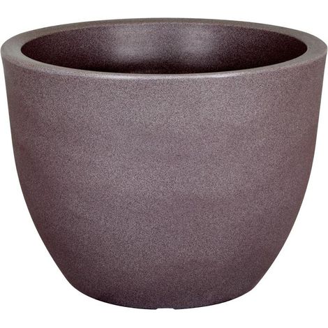 Topf Rimini 60 cm taupe