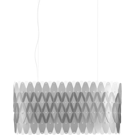 Lampadario Moderno Amanda Polilux ® Argento E Metallo Cromo 6 Luci E27 (1/2)