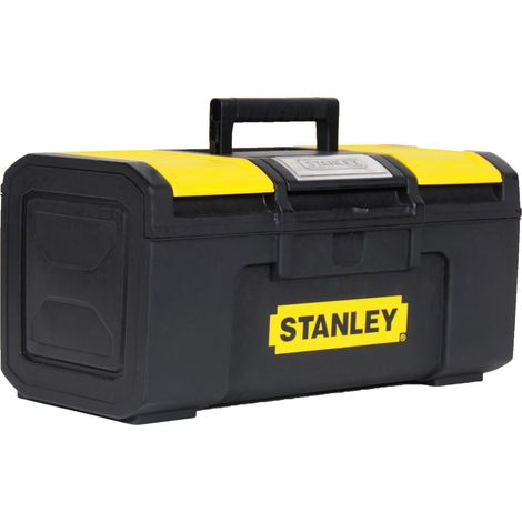 STANLEY Caja de herramientas vacía de 40cm con apertura de una mano