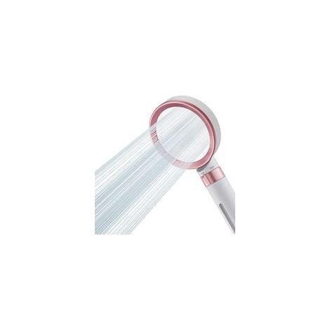 Pommeau de douche anti calcaire haute pression Pommeau économique en eau, avec filtre coton PP et charbon actif, facile à installer. (1/5)