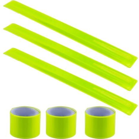 6 Pièces Bandes Réfléchissante, 30x3 cm Brassard Reflechissant Sécurité pour Enfants pour Augmenter la Visibilité, Bande Réfléchissante Légère Pour le Jogging, le Vélo, L'équitation, l (1/5)